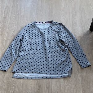 Velvet Polkadot Sweater